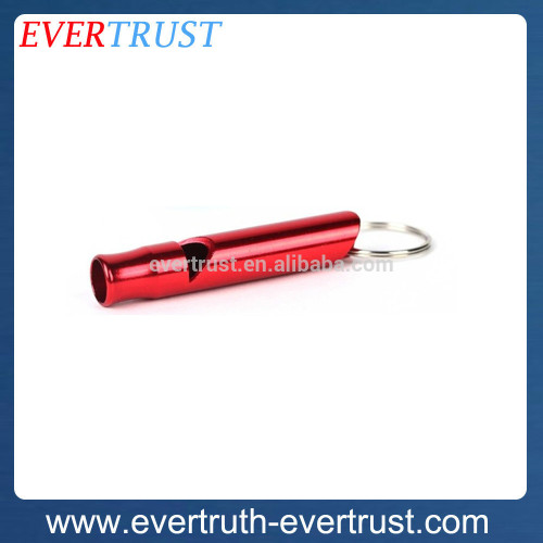 promotional emergency custom keychain metal dog whistle