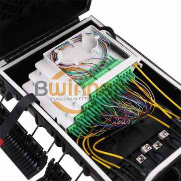 Caja NAP Preconectorizada 8 Port MPO 48 Cores LC ODN การก่อสร้างเครือข่ายด่วน
