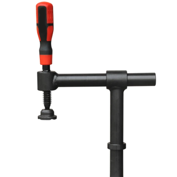 Customized Plastic Handle Throat Adjustable Weld Steel Clamps for Welding Tables