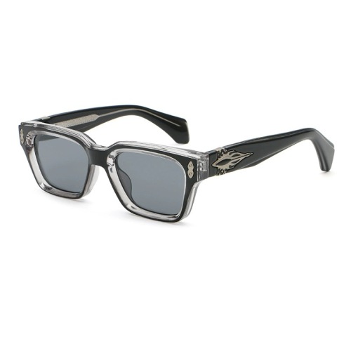 Men Structured Retro Square Sunglasses Wholesale