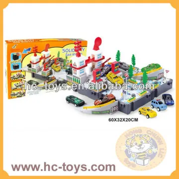 Plastic building blocks toy, gas station toys,Kids station toys