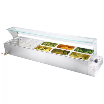 Ηλεκτρική Bain Marie Food Warmer για οθόνες σε μπουφέ σε εμπορικές κουζίνες