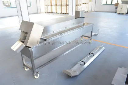 Commercial Continuous Conveyor Chicken Frying Machine Line for KFC Style Chicken Wings