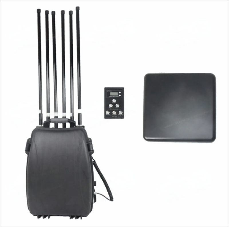 6band backpack 900MHz drone signal detector defense 1.2KM range 2