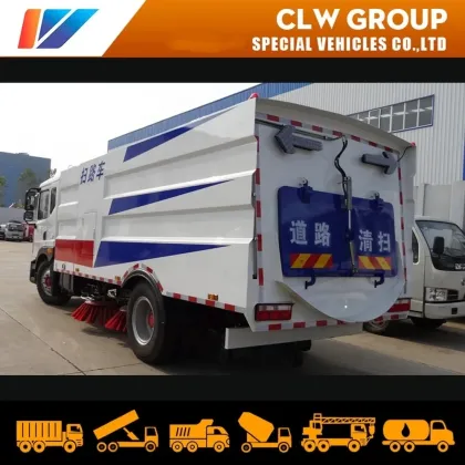 Dongfeng 8tons City Street Cleaning Machine Vacuum Cleaner 11-12cbm Road Special Garbage Sweeper Truck
