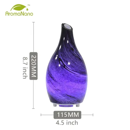 Night Light 100ML Young Living Vase Shaped Ultrasonic Humidifier for Essential Oils