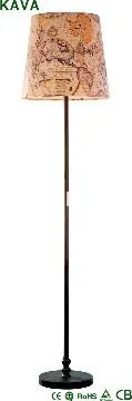 Map design modern floor lamp with CE and CB certificates