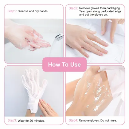 Wholesale 18g Hand Care Product Peel Sheet Mask Moisturizing Anti-Aging Hand Mask