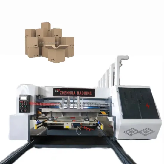 High Performance Flexo Carton Box Printing and Die-Cutting Machine