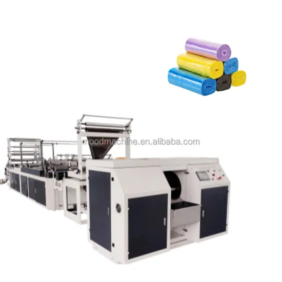 Machine-Made Plastic Trash Garbage Bag Line: Model 1000