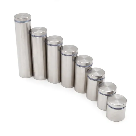 Cross-Border Advertising Screws: Stainless Steel Hollow Nails for Glass, Acrylic Plates, Mirrors & Decorative Fixtures