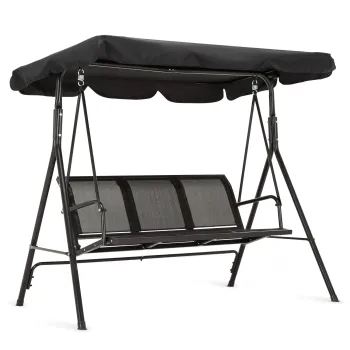 3-Person Outdoor Patio Canopy Swing Chair: Your Ultimate Relaxation Station
