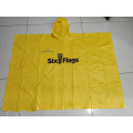 adult reusable pvc rain poncho