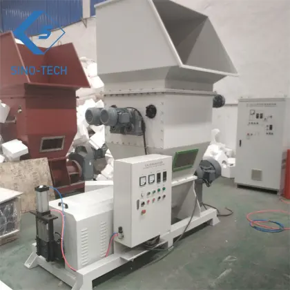 Automatic EPS Foam Recycling Machine for Shredding and Hot Melting (50-100kg/h)