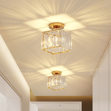 Crystal Led Chandelier Aisle Hallway Pendant Lamp