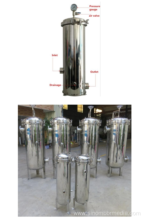 Stainless steel cartridge filter