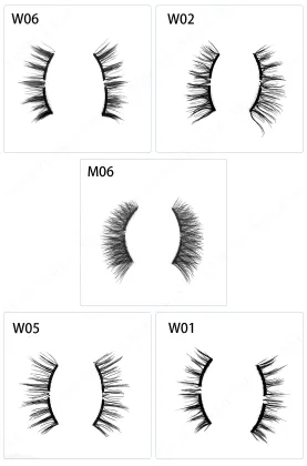 Wholesale Magnetic Faux Mink Eyelashes - Soft, Natural Looking, Glue-Free 3D Quantum Magnetic Lashes