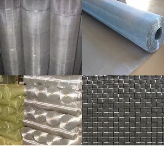 stainless steel square wire mesh size