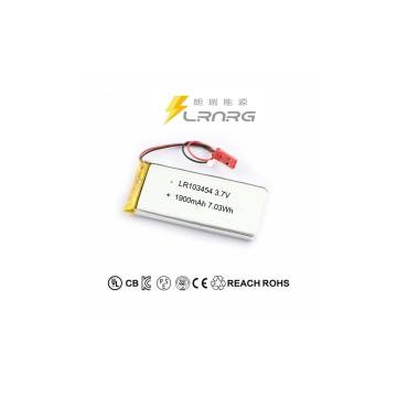 3.7v1900mAh10345Lithium polymer battery