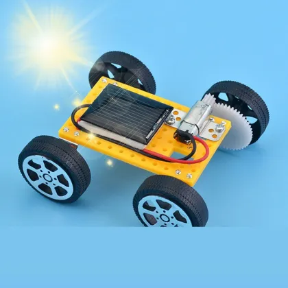 Mini Science Experiment Solar Car Toys for Children DIY Assembled Solar Powered Toy Set Educational Toys
