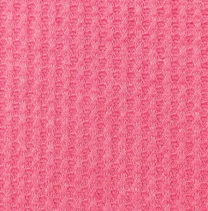 polyester rayon waffle jacquard knitting fabric