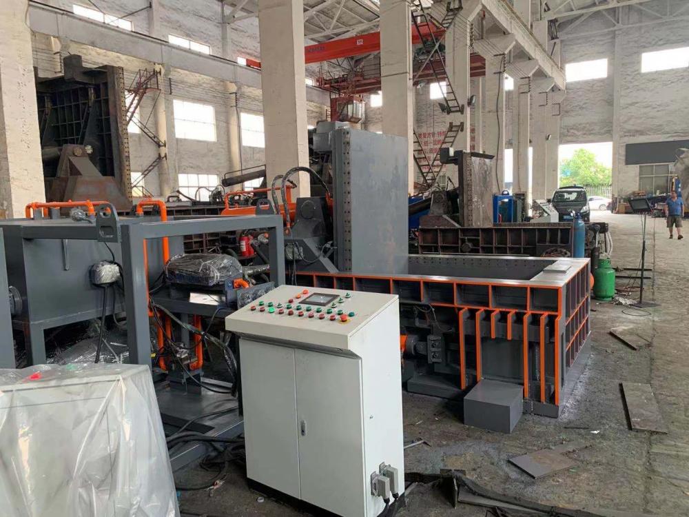 Scrap Copper Aluminum Steel Metal Baler Compress Machine