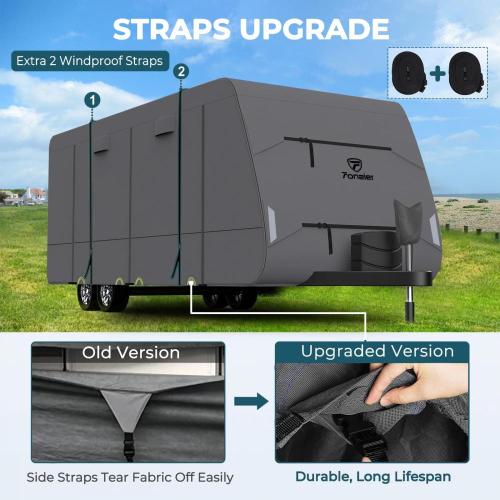 Heavy Duty 6 Layers Travel Trailer RV Cover