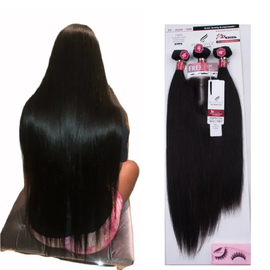 Factory Wholesale New Arrival Good Price 1 Pack Solut Hair 60g 60g 55g Virgin Brazilian Human Hair With 2x4 Closure