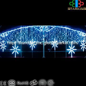 LED snowing street motif light