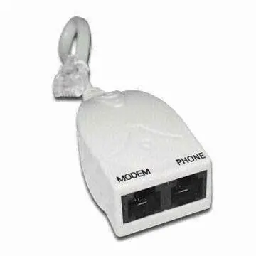 CE and UL-certified ADSL POTS Micro-filter for G-Lite Applications