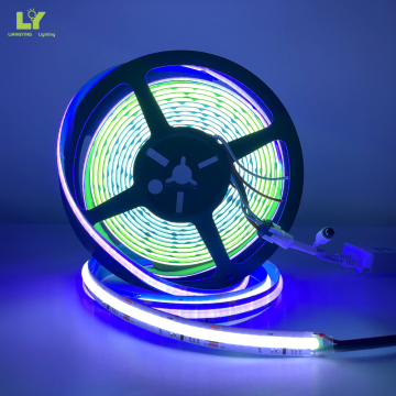 3Mm Ultra Thin RGB 5050 WS2812 Solderless LED Strip Light - 16.4Ft, 15000K Cold White, 17200Lm, 12V