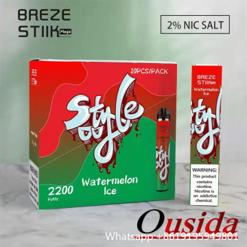Breze stiik Mega Disposable Vape Pod Bars ￡2.99