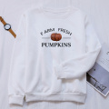 Farm Fresh Pumpkins Spring Autumn Hoodies Women Prairie Sweatshirt Hipster Loose Clothes High Quality Pullover American Apparel