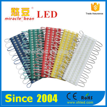 3 chips 5730 SMD led module IP67 12V 1.2W Injection LED module with red 3M adhesive/ LED module with lens