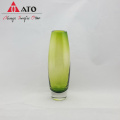 Green cased glass home living room flower vase