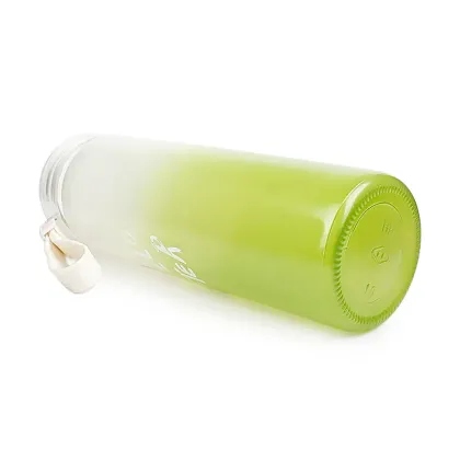 400ml green juice glass drinking bottle