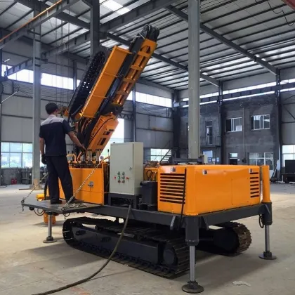 Multifunction anchoring diamond drilling machine