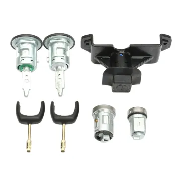 Complete Lock Set Bonnet + 2 Horseshoe Door Keys for Ford Transit MK7 06-11