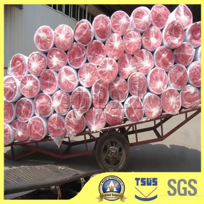 Red Glass Wool Blanket Insulation Wool Cheap