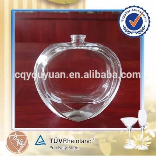 High white heavy weight perfume glass bottles 100ml