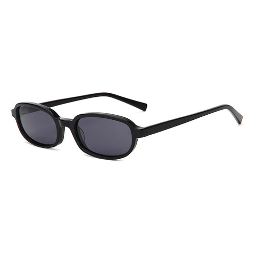 Vintage Oval Acetate Sunglasses with Polarized TAC UV400 Lenses