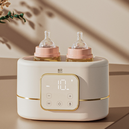 Baby elektrische voedselverwarming bilaterale babyflessen warmers