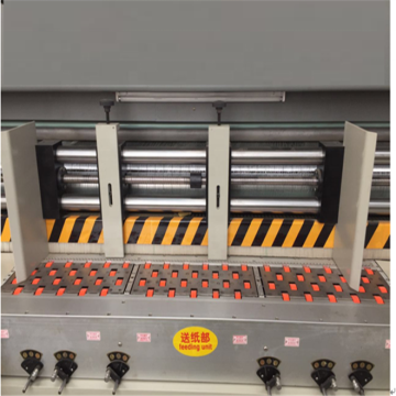 Auto carton printing slotting folding gluing machine