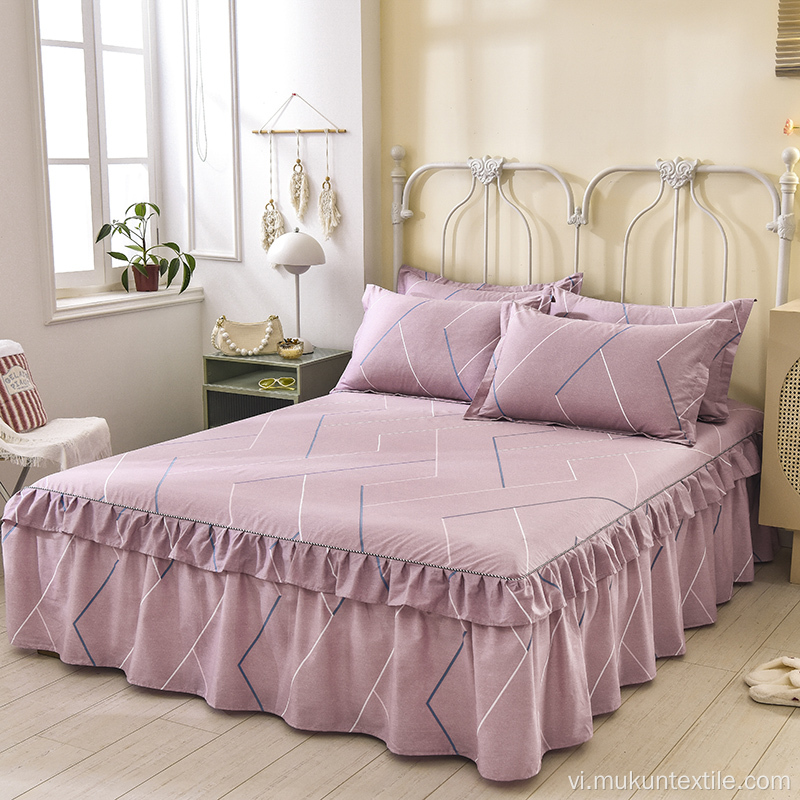 100% cotton giường ngủ Bedspread Case Style