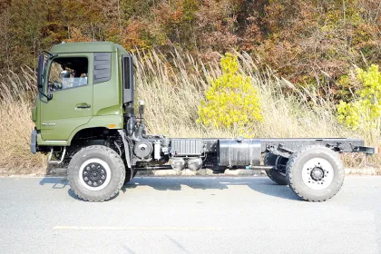 4x4 Off-Road Truck with 260 HP Diesel Engine and Cargo Chassis