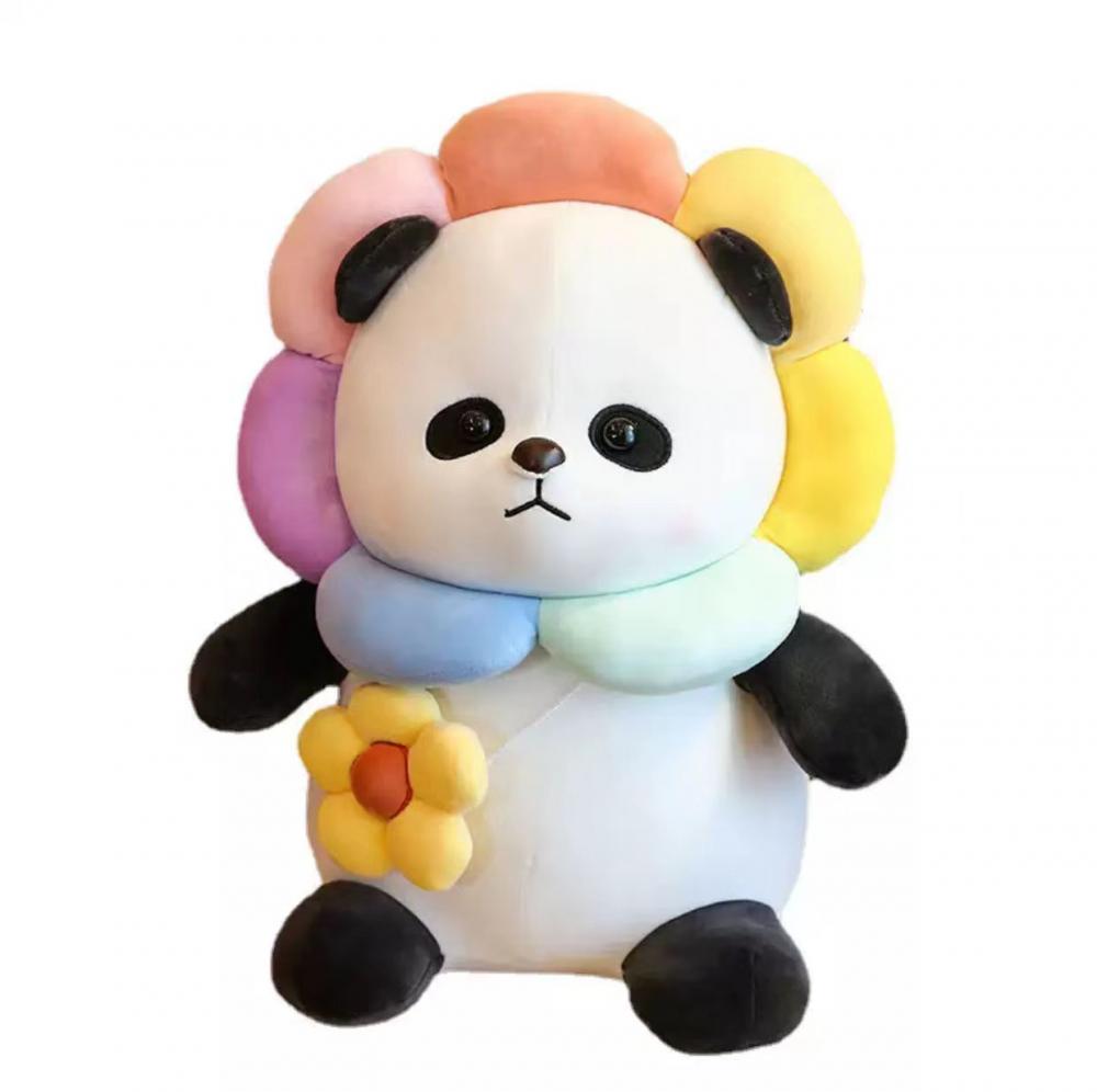 어린이를위한 해바라기 거대한 팬더 봉제 장난감