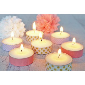 Tealights profumato di cera personalizzato OEM