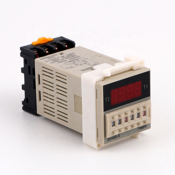 DH48S-S 220V AC Dubbele tijdcycluscontrole Timer Vertraging met digitaal display