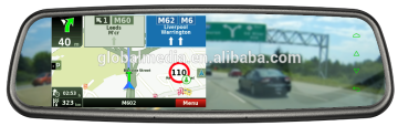 5inch mirror monitor GPS navigation with drive record bluetooth mirror FM function