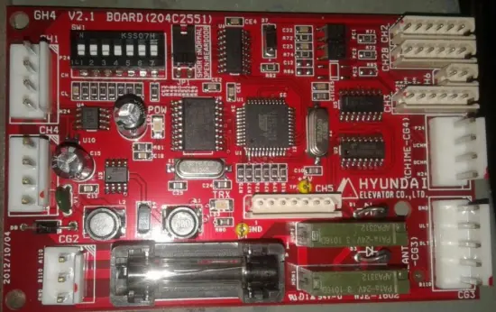GH4 V2.1 BOARD for Hyundai Elevators 204C2551